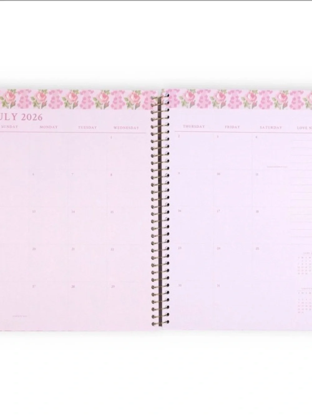 LoveShackFancy x Target - Yoobi Monthly and Weekly Planner 7